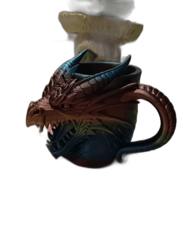 Mug tête de dragon